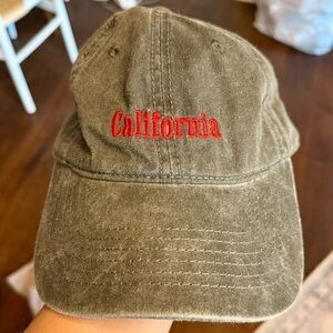 Brandy Melville California black dad baseball cap adjustable
